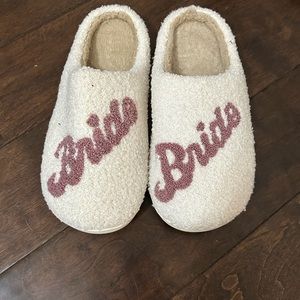 Bride slippers